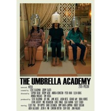 Jeronkarji Şemsiye Akademisi Alternatif Poster Sanat Tv Şovu Büyük (8) Ahşap Poster Dekoratif