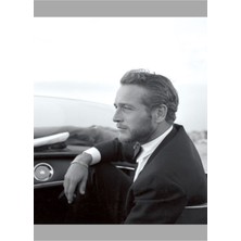 Jeronkarji Paul Newman Tablo Ahşap Poster Dekoratif