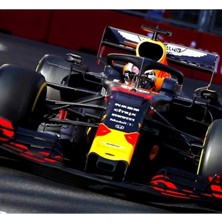 Jeronkarji Max Verstappen Bakü 2019 Grand Prix'sinde Tablo Ahşap Poster Dekoratif