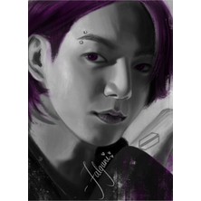 Jeronkarji Butter Jungkook Tablo Ahşap Poster Dekoratif KOD3199