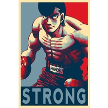 Jeronkarji Mamoru Takamura Güçlü Hajime No Ippo Tablo Ahşap Poster Dekoratif
