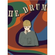 Jeronkarji Davul Portamento Tablo Ahşap Poster Dekoratif