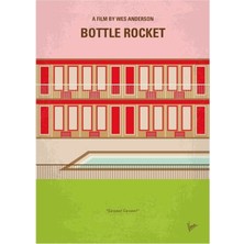 Jeronkarji NO855 My Bottle Rocket Tablo Ahşap Poster Dekoratif