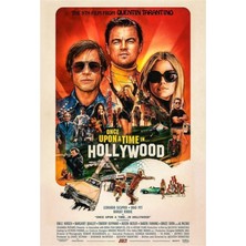 Jeronkarji Once Upon A Time... In Hollywood Tablo Ahşap Poster Dekoratif