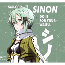 Jeronkarji Sword Art Online - Sinon Tablo Ahşap Poster Dekoratif