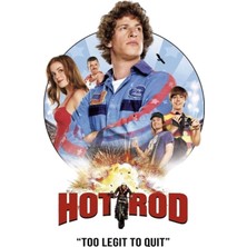 Jeronkarji Hot Rod Film Andy Samberg Tablo Ahşap Poster Dekoratif