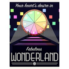 Jeronkarji Harikalar Diyarı Seyahat Poster Tablo Ahşap Poster Dekoratif