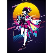 Jeronkarji Venti - Genshin Impact 80S Retro Tablo Ahşap Poster Dekoratif