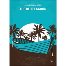 Jeronkarji NO871 My The Blue Lagoon Tablo Ahşap Poster Dekoratif