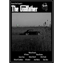 Jeronkarji The Godfather Film Posteri Tablo Ahşap Poster Dekoratif