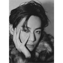 Jeronkarji Taehyung Tablo Ahşap Poster Dekoratif KOD5180