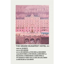 Jeronkarji Büyük Budapeşte Oteli (2014) Tablo Ahşap Poster Dekoratif