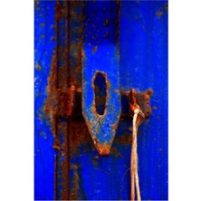 Jeronkarji Moroccan Rust Iıı [baskı ve Ipad Kılıfı] Tablo Ahşap Poster Dekoratif