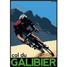 Jeronkarji Col Du Galibier Tablo Ahşap Poster Dekoratif