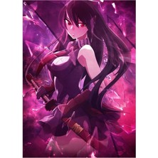 Jeronkarji Akame-Ga-Kill Tablo Ahşap Poster Dekoratif