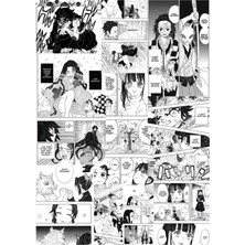 Jeronkarji Demon Slayer Manga Kolaj Tablo Ahşap Poster Dekoratif