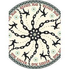 Jeronkarji Disk Golfçü Tablo Ahşap Poster Dekoratif