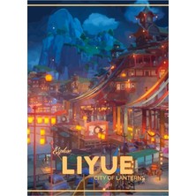 Jeronkarji Liyue Seyahat Tablo Ahşap Poster Dekoratif