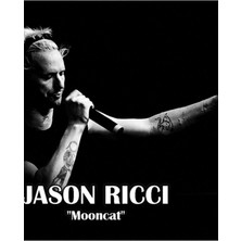 Jeronkarji Jason Ricci Müzik ve Şarkıcı Grubu Tablo Ahşap Poster Dekoratif