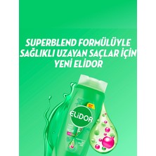 Elidor Superblend Saç Bakım Şampuanı Sağlıklı Uzayan Saçlar Biotin Argan Yağı Arjinin 500 ml