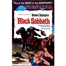 Jeronkarji Black Sabbath (1963) Tablo Ahşap Poster Dekoratif