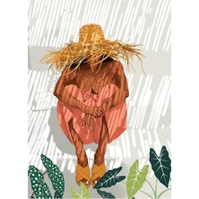 Jeronkarji Bohem Vacay Tablo Ahşap Poster Dekoratif