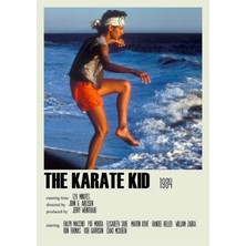 Jeronkarji The Karate Kid (1984) Alternatif (3) Tablo Ahşap Poster Dekoratif