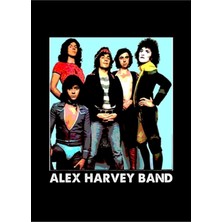 Jeronkarji Alex Harvey Grubu Tablo Ahşap Poster Dekoratif