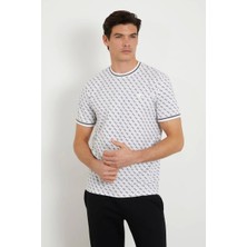 Guess Erkek Tamamı 4g  Logolu T-Shirt