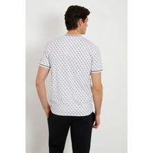 Guess Erkek Tamamı 4g  Logolu T-Shirt