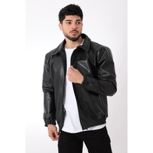 Stil Kombin Bel Lastikli Suni Deri Mont Pldp 2984_60295