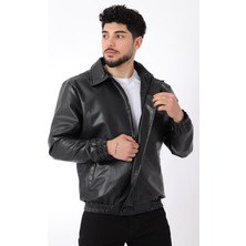 Stil Kombin Bel Lastikli Suni Deri Mont Pldp 2984_60295