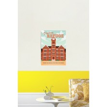 Jeronkarji Sığınak Seyahat Poster Tablo Ahşap Poster Dekoratif