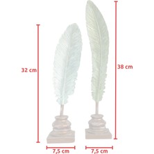 Repazar 2'li Kuştüyü Polyester Obje