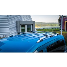 Turtle Volkswagen Caddy 2020-2021-2022-2023-2024 Kısa Şasi Turtle Crown Tavan Çıtası Gri