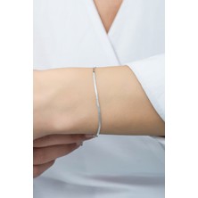 Azuris Silver 925K Gümüş Sepantin Zincir Bileklik