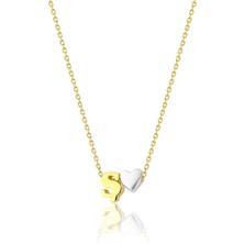 Azuris 925K Gümüş Üç Boyutlu Elyazısı Kalp Ş Harfi