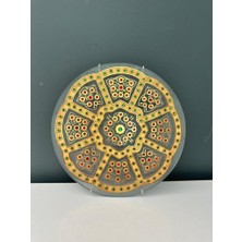 Decorıum Cam Duvar Pano Gold 3