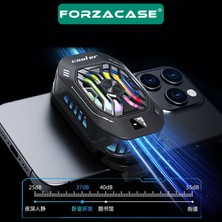 Forzacase FC593 5000 Rpm Kablolu Dijital Göstergeli Işıklı Cep Telefonu Soğutucu Isı Önleyici Fan