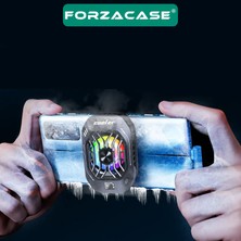 Forzacase FC593 5000 Rpm Kablolu Dijital Göstergeli Işıklı Cep Telefonu Soğutucu Isı Önleyici Fan