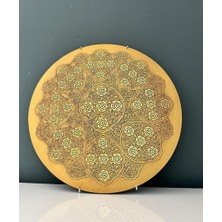 Decorıum Cam Duvar Pano Gold 2