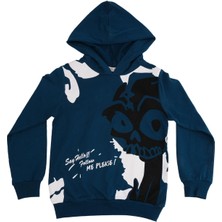 Bebelop Kuru Kafa Baskılı Kapüşonlu Sweatshirt