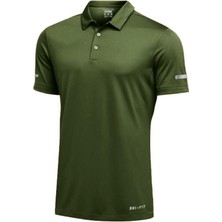 Ghassy Co. Erkek Dry Fit Hızlı Kuruma Nem Emici Teknik Performans Golf Polo Yaka Spor T-Shirt