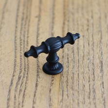 Nzb Düğme Kulp Mobilya Mutfak Dolabı Çekmece Dolap Kulpları Kapak Kulpu Kulbu Siyah Metal