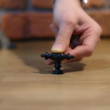 Nzb Düğme Kulp Mobilya Mutfak Dolabı Çekmece Dolap Kulpları Kapak Kulpu Kulbu Siyah Metal