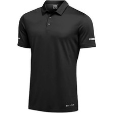 Ghassy Co. Erkek Dry Fit Hızlı Kuruma Nem Emici Teknik Performans Golf Polo Yaka Spor T-Shirt