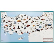 Eğitici Çocuk Türkiye Siyasi Haritası Puzzle - Türkiye Coğrafi Harita Yapboz