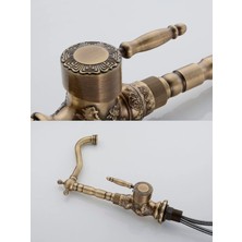 OEM Banyo Lavabo Bataryası Antik Çanak Lavabo Uyumlu ve Antik Süzgeç Set Yeni 7 Yıl Güvenceli