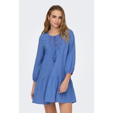 Only Onlvinnie Pamuklu Regular Fit Mini Elbise Bayan Elbise 15219922
