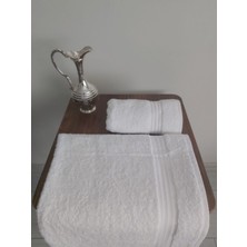 Nurpak %100 Pamuklu Büyük Boy Beyaz Banyo Havlusu 90X150CM